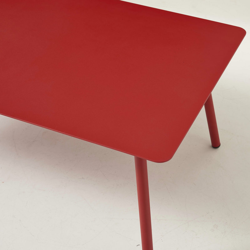 Nouveau design de corde de jardin de couleur rouge tissant des meubles de canapé tout en un carton