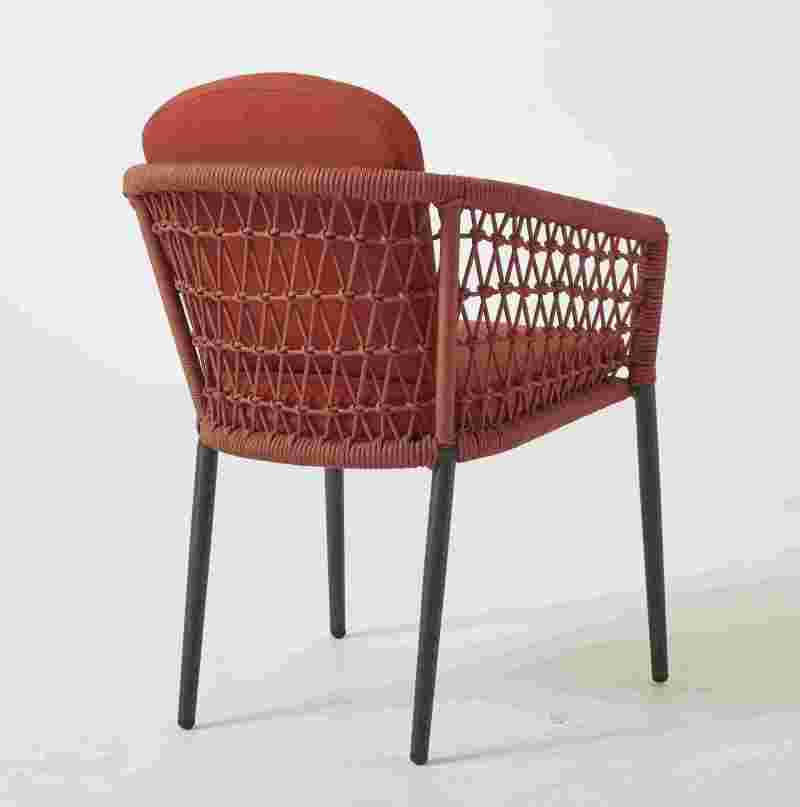 Outdoor Restaurant Dining Rope Chair