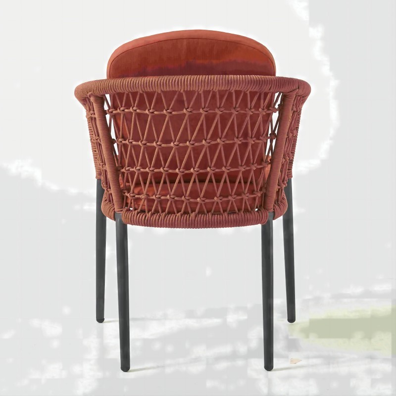 Outdoor Restaurant Dining Rope Chair
