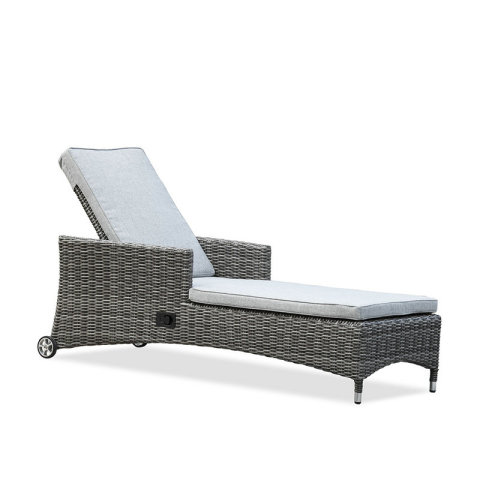 Rattan Beach Lounger