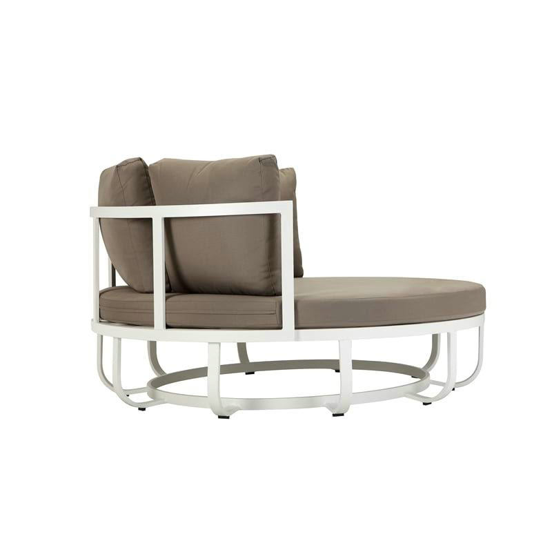 Strand-Freizeit-Loungesessel aus Aluminium