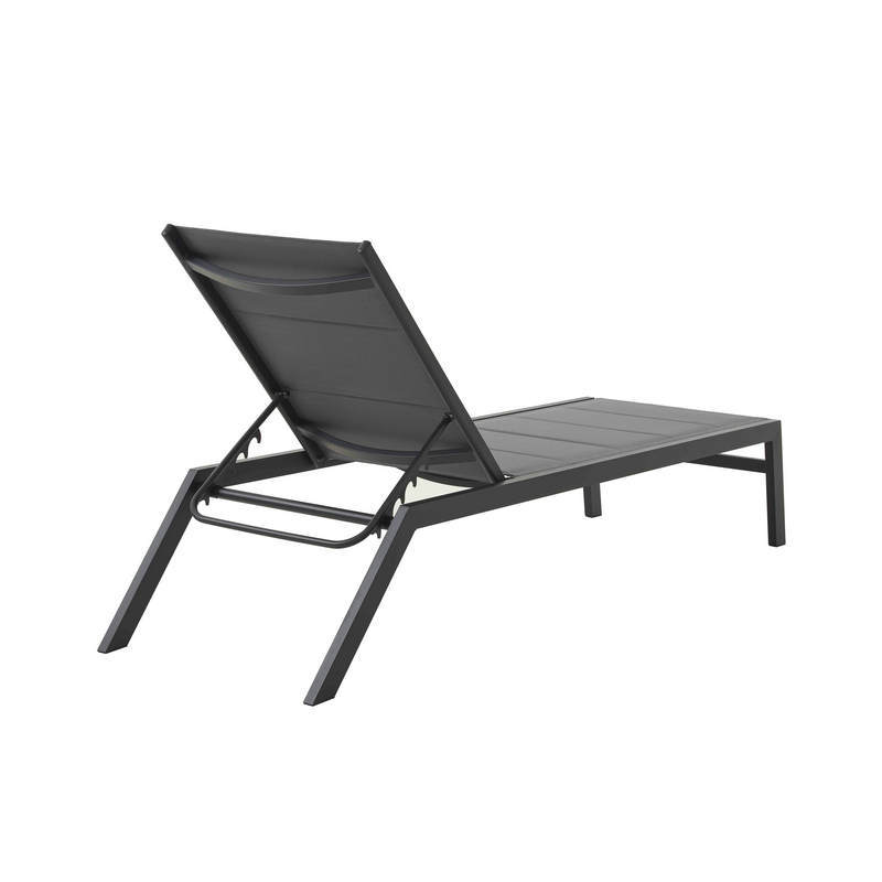 Outdoor PVC Mesh Chaise Lounge