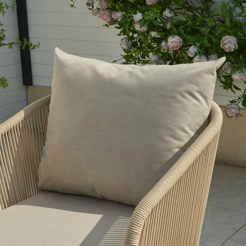 КД Структура Веревка Плетение Бежевого Цвета Садовый Диван Мебель