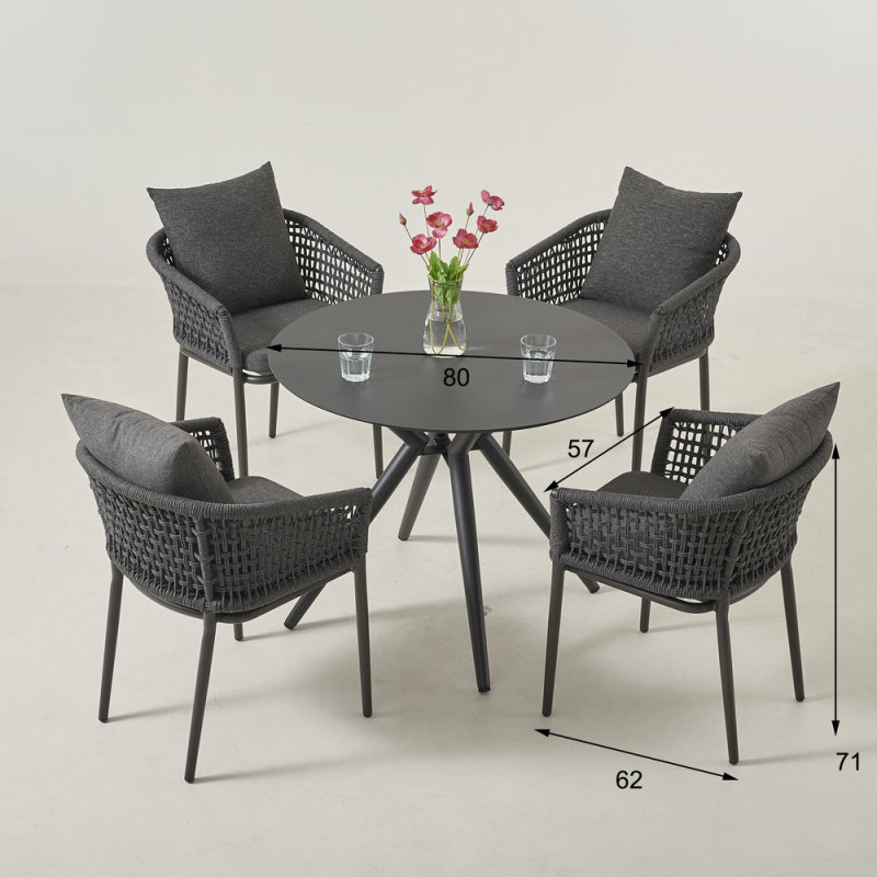 Seil-Bistro-Essgruppe