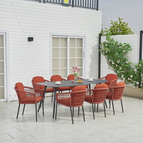 Outdoor Rope Dining Set