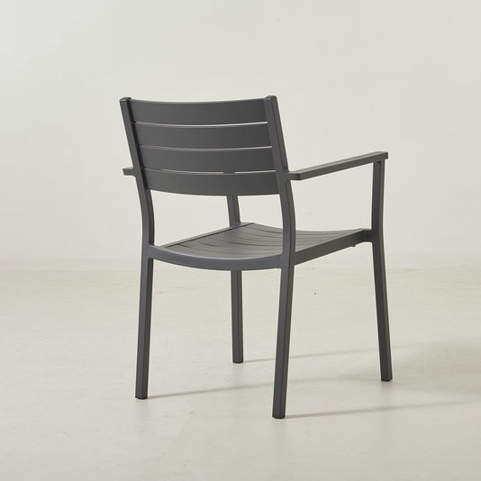 Simple Full Aluminum Chair For Dining