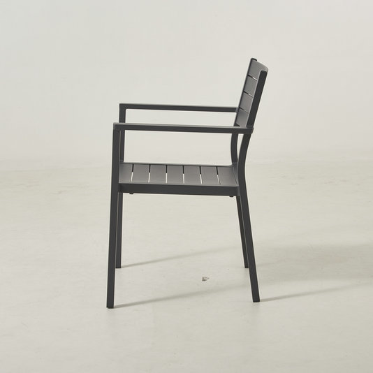 Simple Full Aluminum Chair For Dining