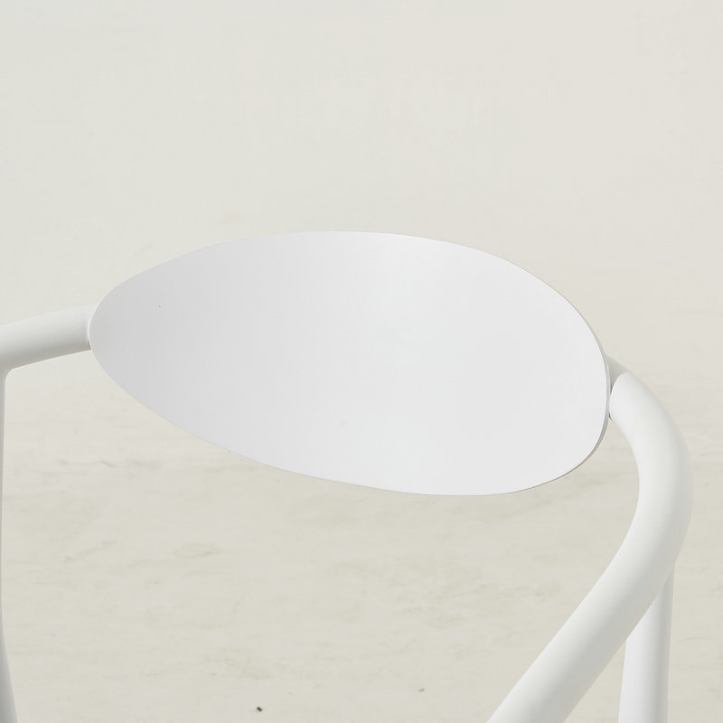 Minimalist Aluminum Dining Restaurant Chair