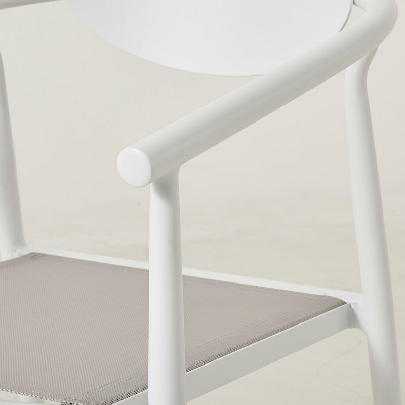 Metal Frame Garden Bistro Dining Cafe Chair