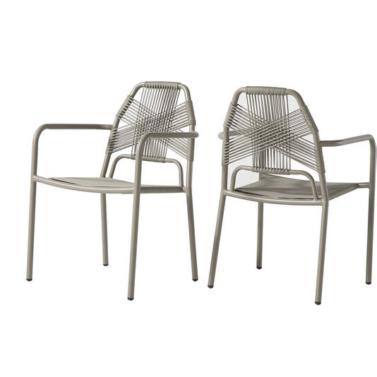 Cafe Furnitrue Garden Weaving Rope Chair