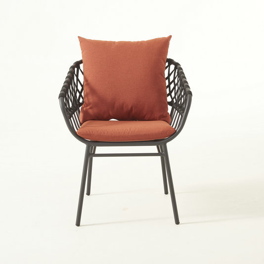 Steel Frame Patio Furniture Sturdy Rope Chair