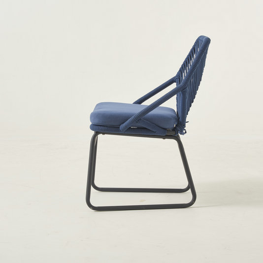 Rope Weaving Restaurant Patio Chair