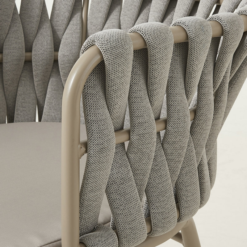 Hotel Rooftop Garden Luxury Rope Chair