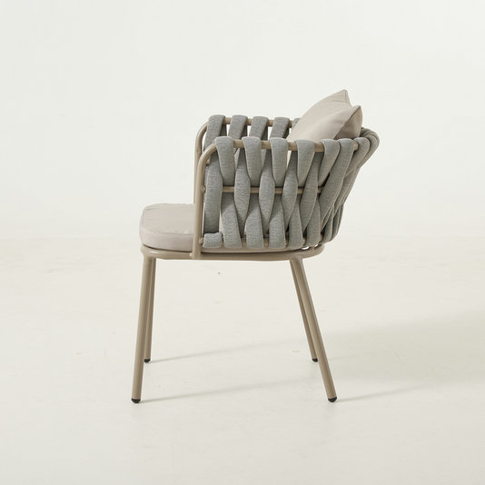 Hotel Rooftop Garden Luxury Rope Chair