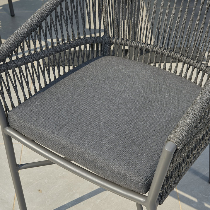 Uv Resistant Outdoor Rope Weaving Dining Set