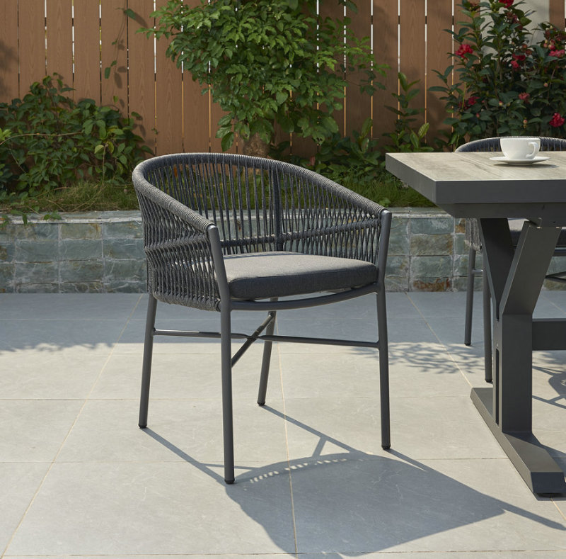 Uv Resistant Outdoor Rope Weaving Dining Set