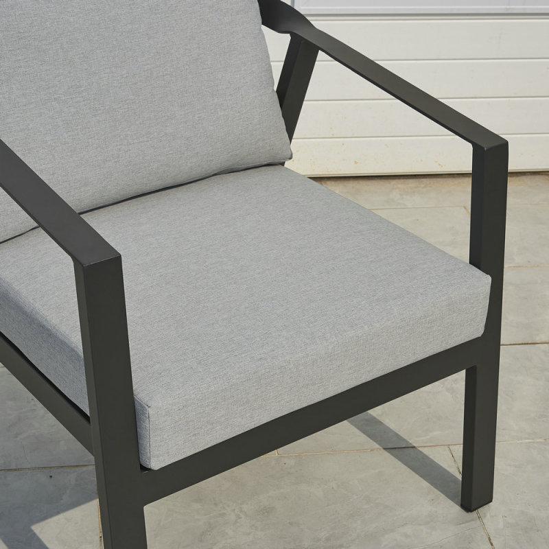 Hotel Large Outdoor Garden Aluminum Sofa Set Furniture