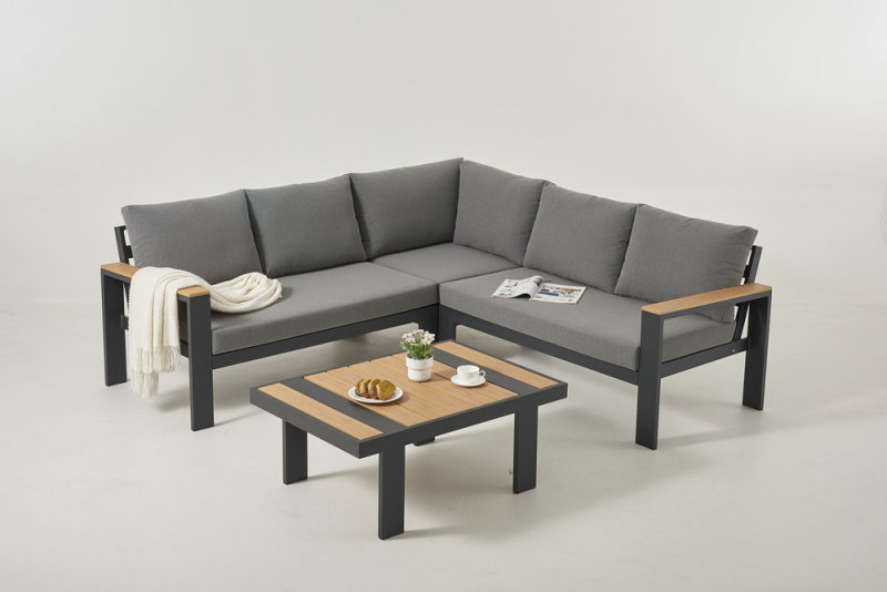 KD Structure Aluminum Corner Sofa