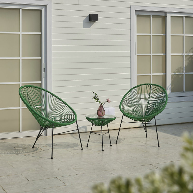 Wicker Modern Outdoor Rattan Sofa Set