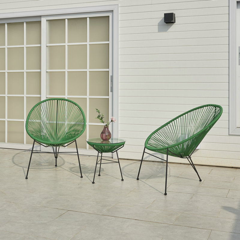 Wicker Modern Outdoor Rattan Sofa Set