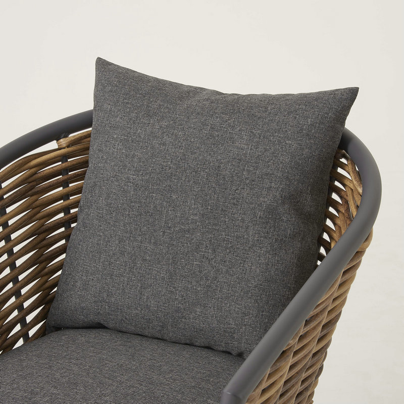 Outdoor Stacking Plastic Rattan Chair