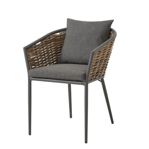 Outdoor Stacking Plastic Rattan Chair