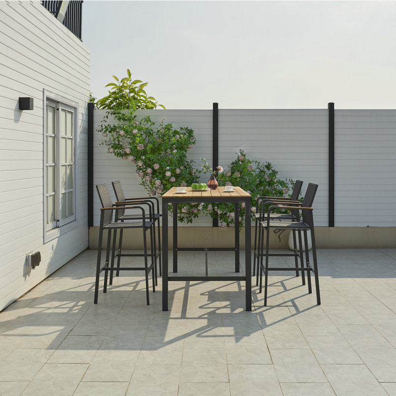 Outdoor Bar Chair And Table Set