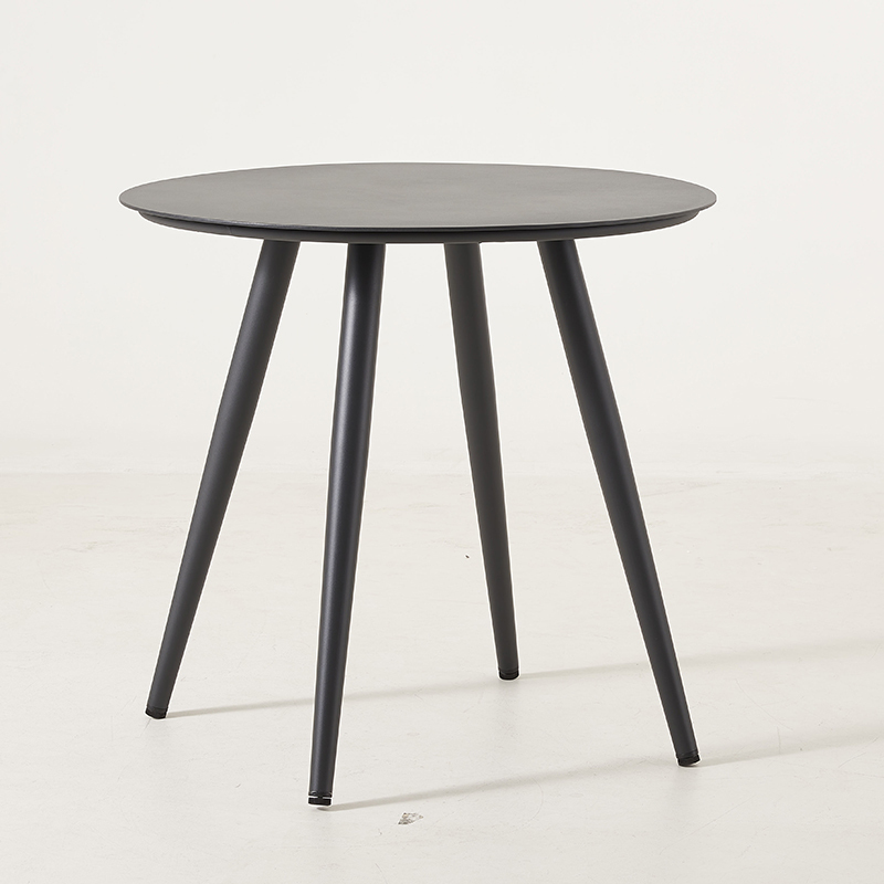 Leisure dining rope chair and table set