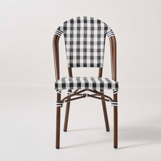 Outdoor Bistro Textilene Bamboo Looked Chair