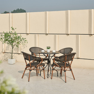 Garden Furniture Bamboo liked Chairs and Table