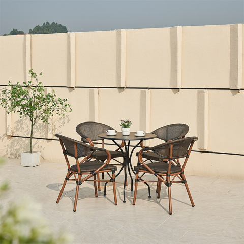 Garden Furniture Bamboo liked Chairs and Table