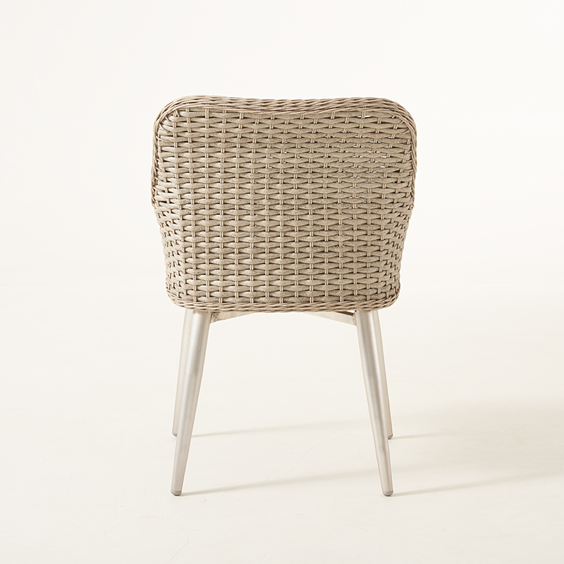 Outdoor Aluminum PE Rattan Dining Arm Chair