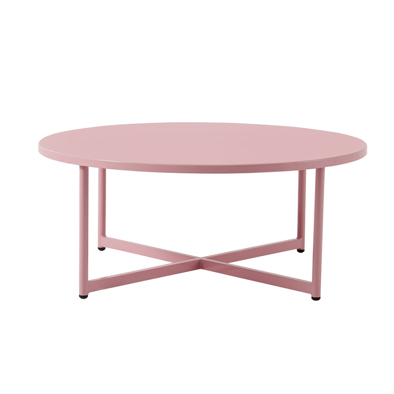 Luxury Pink 4 Seater Aluminium Garden Furniture Rope Sofa Set