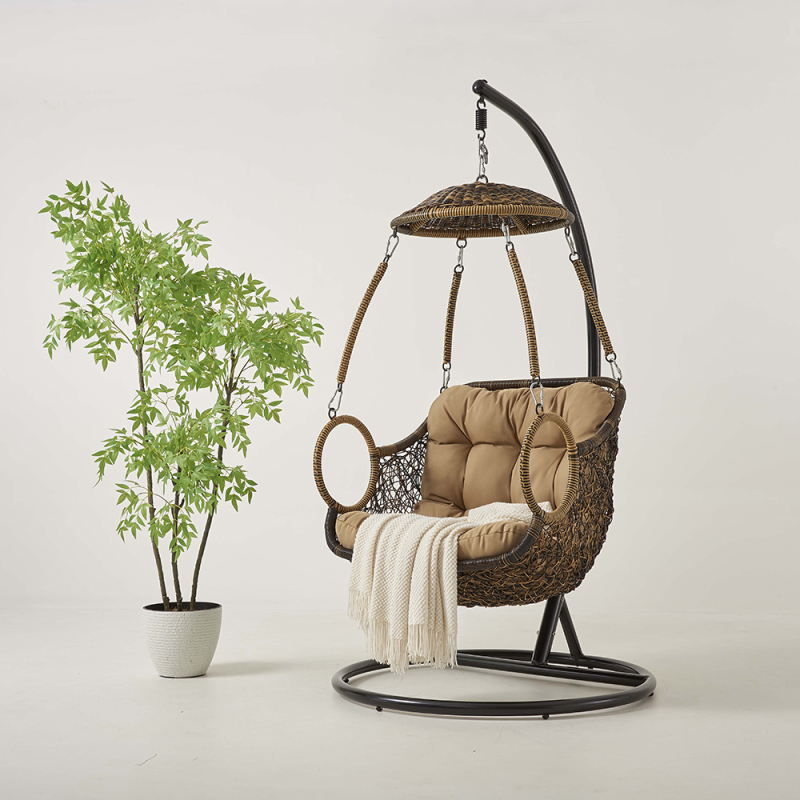Leisure Furniture Weaving Egg Rattan Wicker Hanging Chair