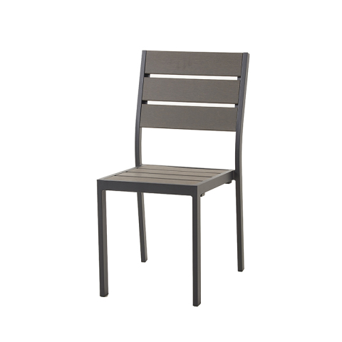Patio Furniture Plastic Wood Side Chair