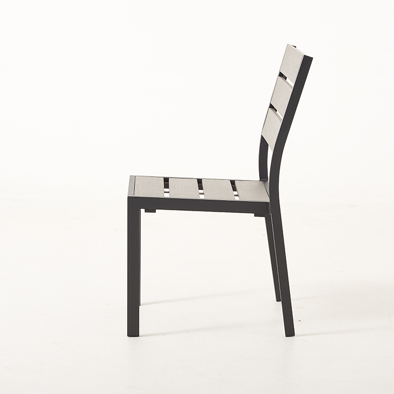 Patio Furniture Plastic Wood Side Chair