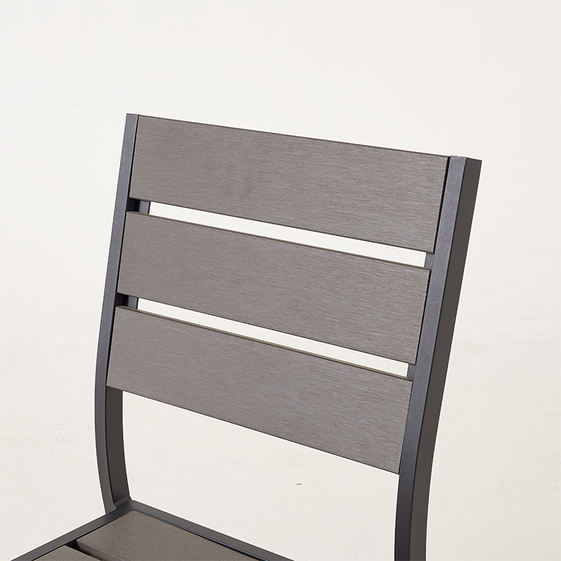 Patio Furniture Plastic Wood Side Chair