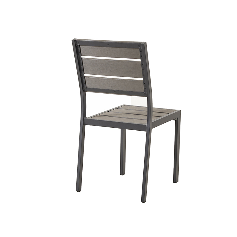 Patio Furniture Plastic Wood Side Chair