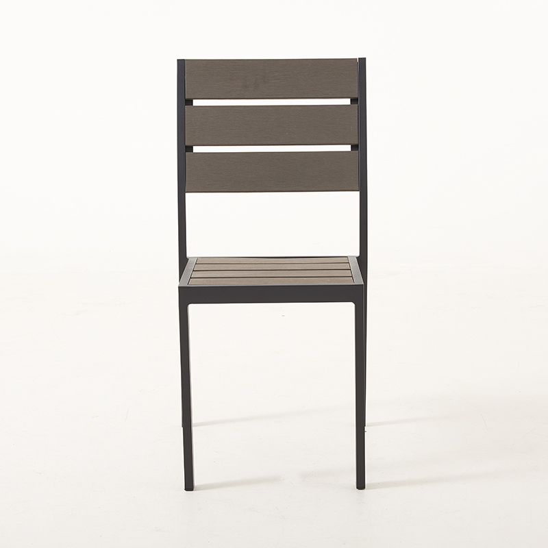 Patio Furniture Plastic Wood Side Chair