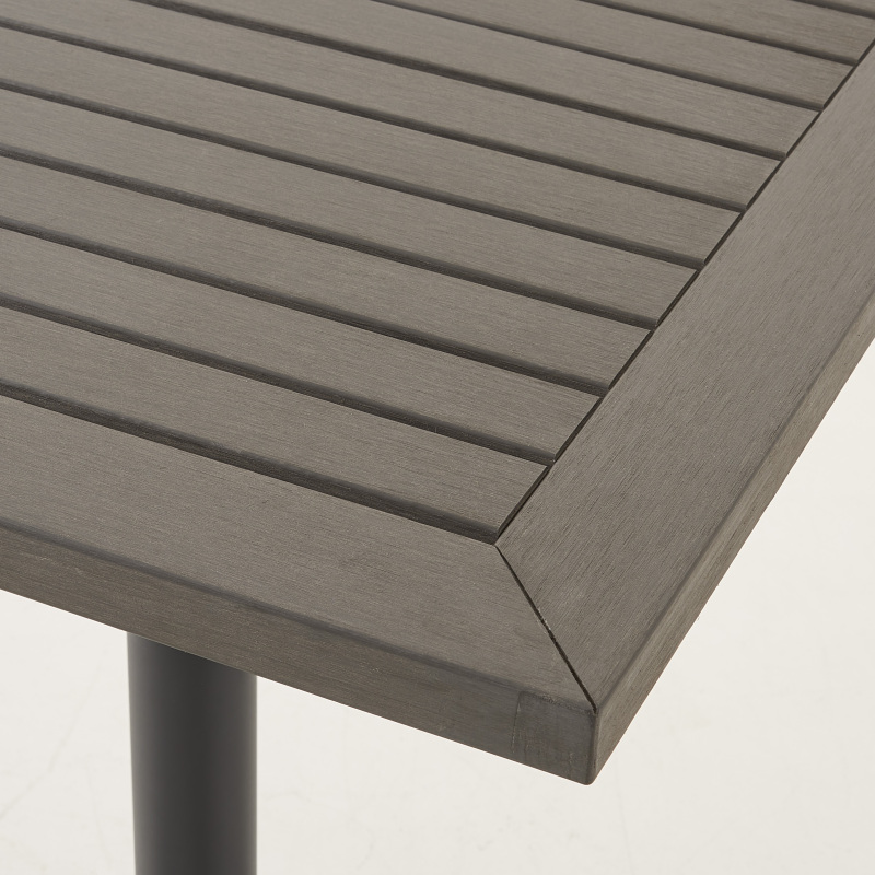 Garden Furniture Aluminum Plastic Wood Folding Table