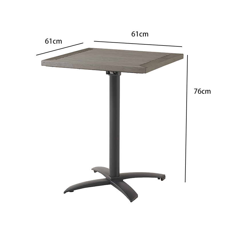 garden aluminum table