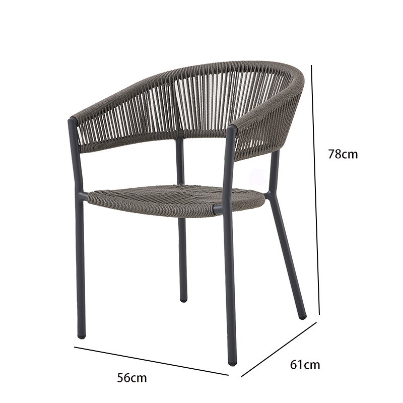 Patio Furniture Aluminum Frame Rattan Chair