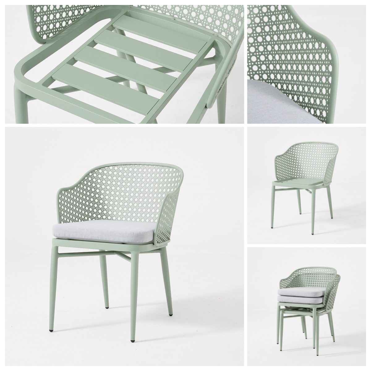 cafe aluminum chair