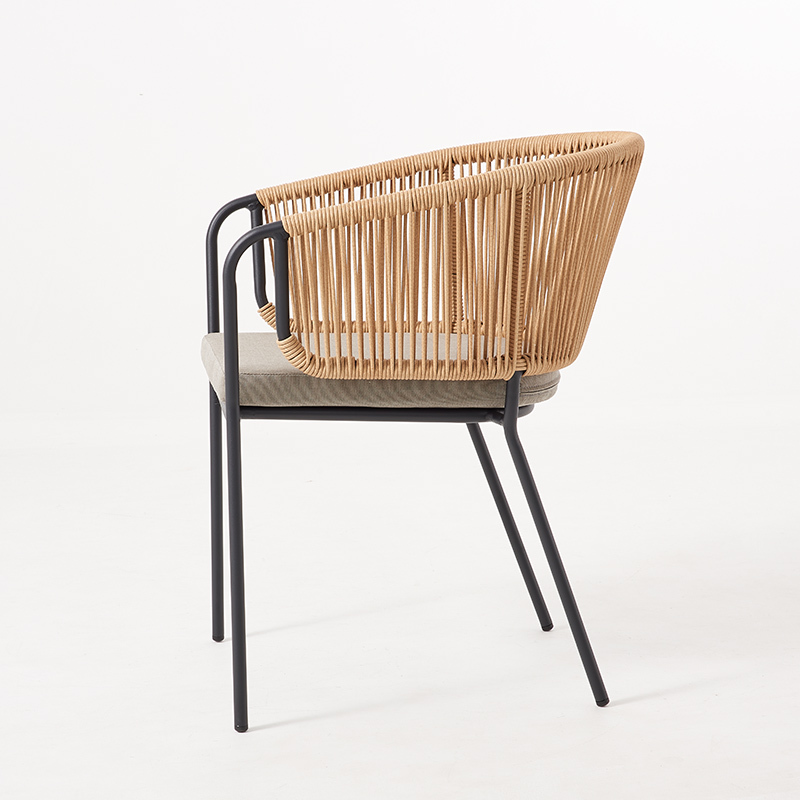 Garden Furniture PE Rattan Nature Color Chair