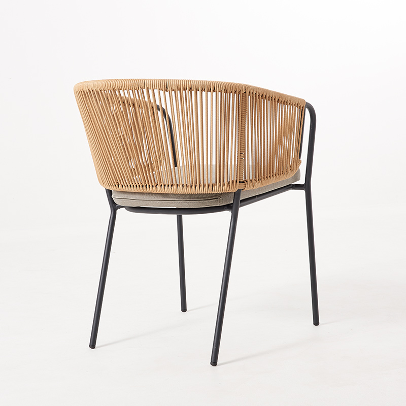 Garden Furniture PE Rattan Nature Color Chair