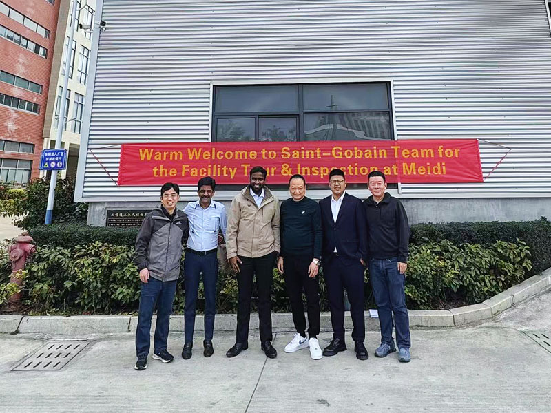 热烈欢迎世界 500 强圣戈班集团莅临考察交流