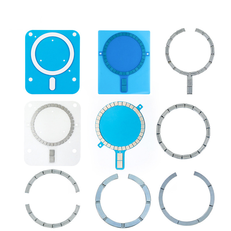 The use of magnets for wireless charging of cell phones