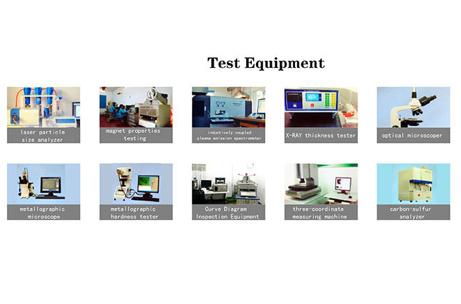 Quality testing equipment