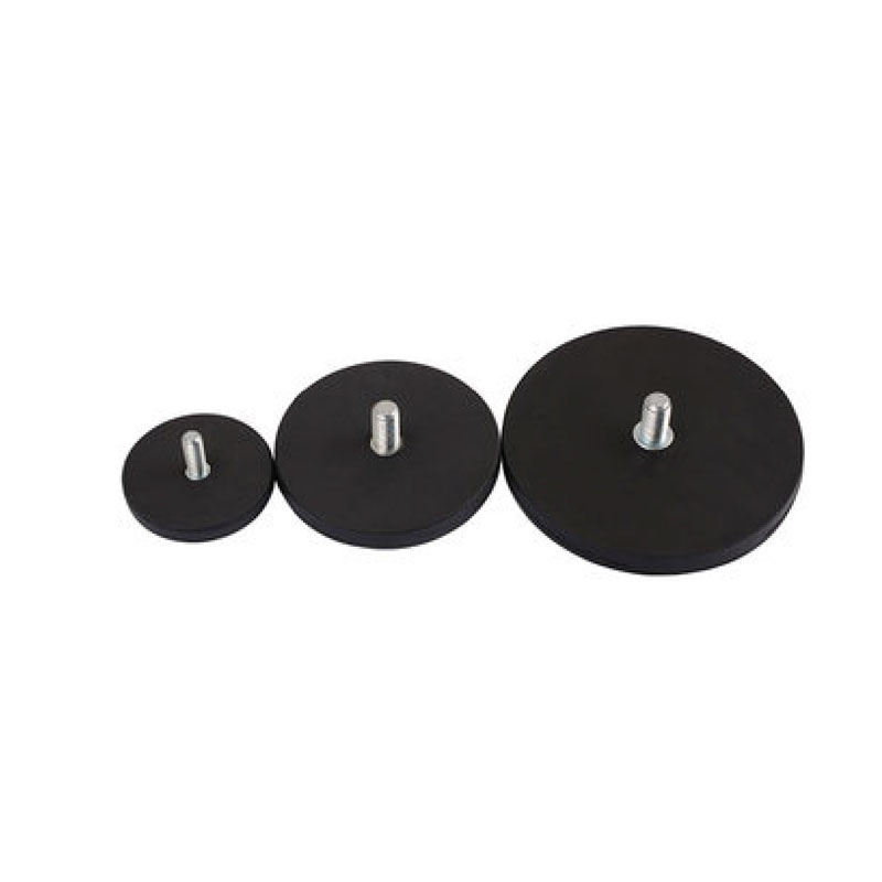 TF Type Rubber Coated Neodymium Magnets Male Threaded Rod