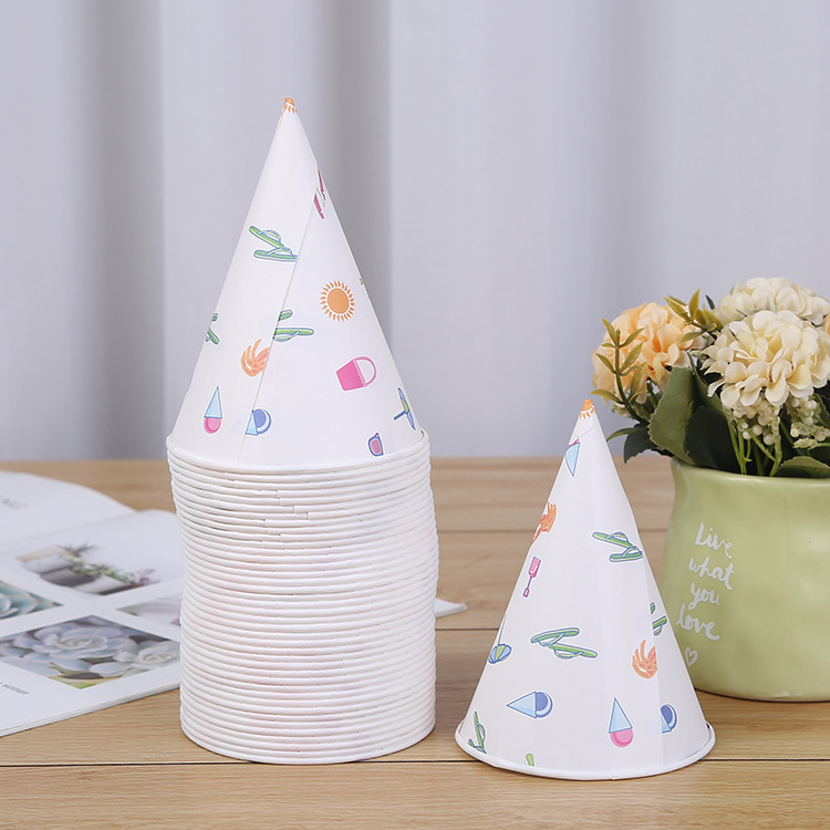 4oz Disposable Water Paper Snow Cone Cups 6 Oz